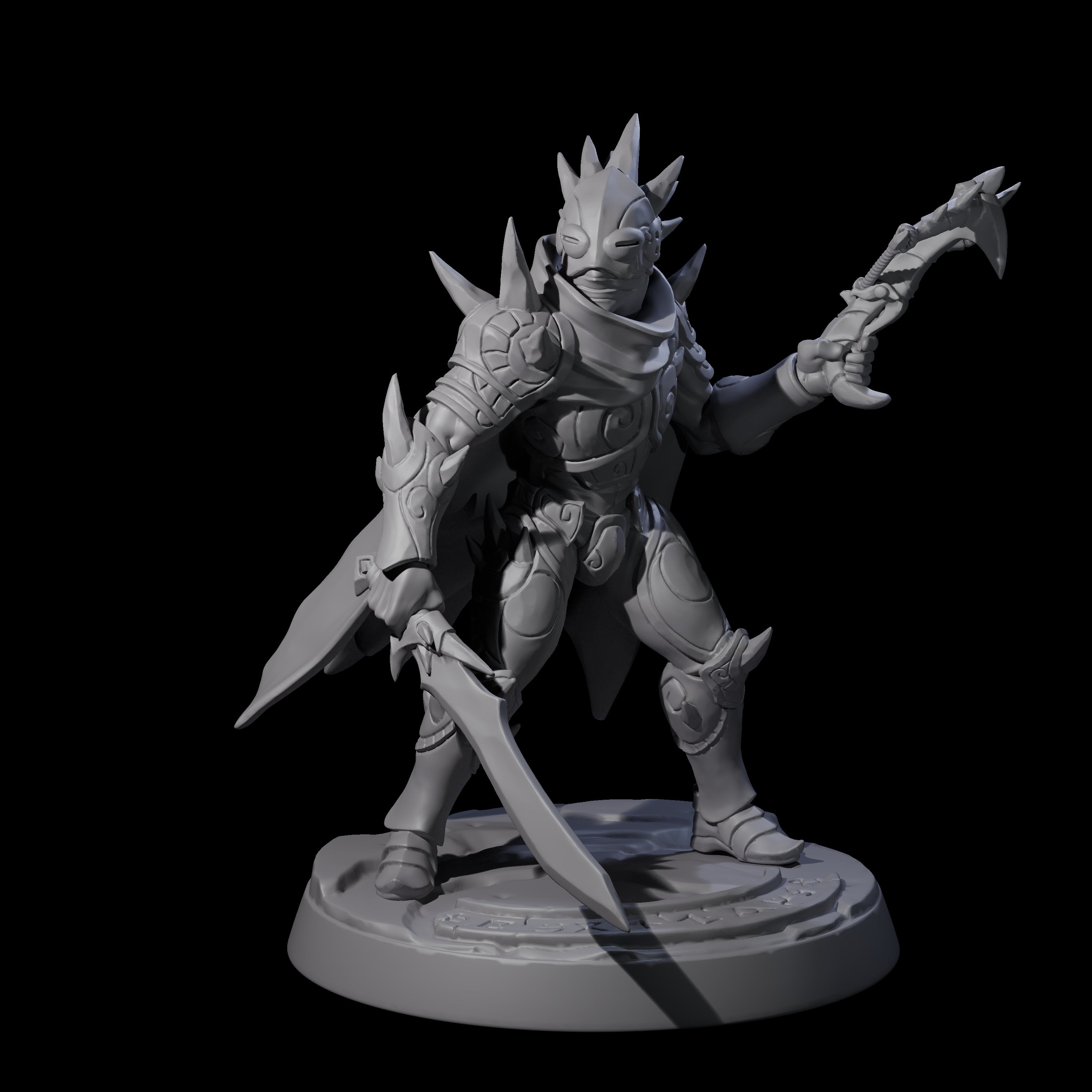 Nefarious Drow Assassin C Miniature for Dungeons and Dragons, Pathfinder or other TTRPGs