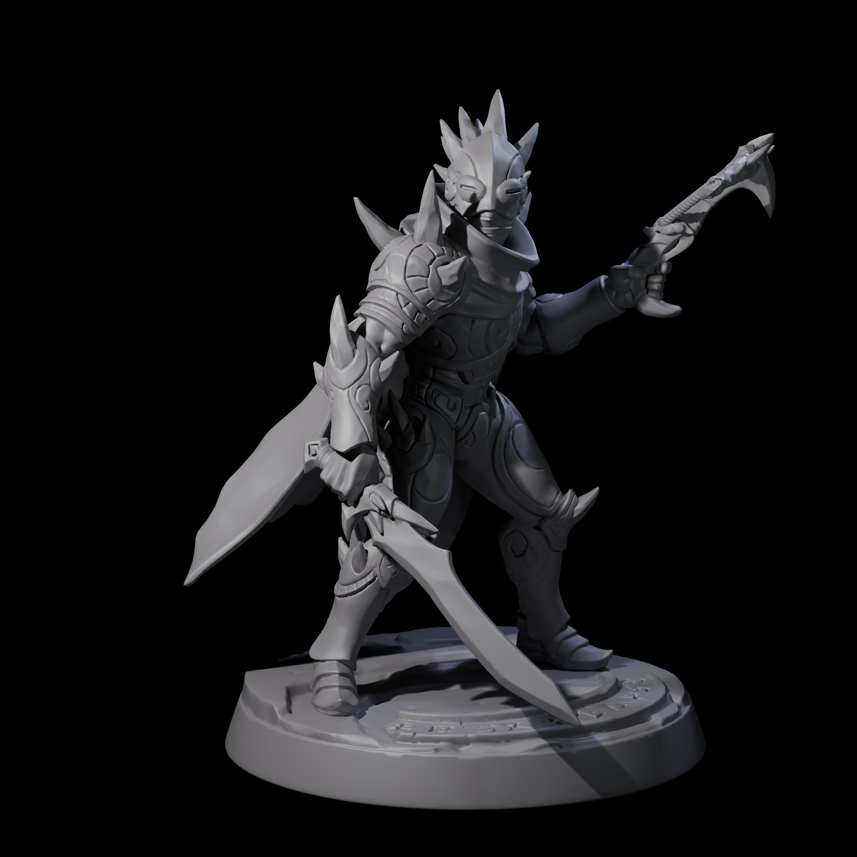 Nefarious Drow Assassin C Miniature for Dungeons and Dragons, Pathfinder or other TTRPGs