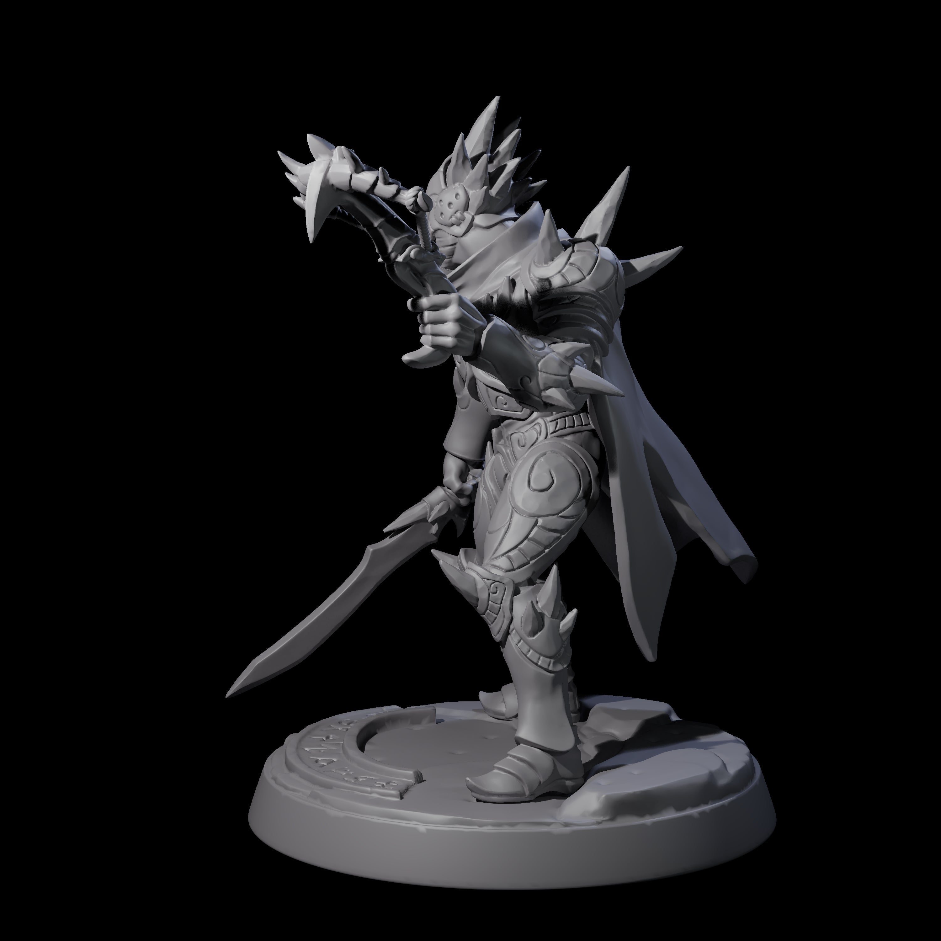 Nefarious Drow Assassin C Miniature for Dungeons and Dragons, Pathfinder or other TTRPGs