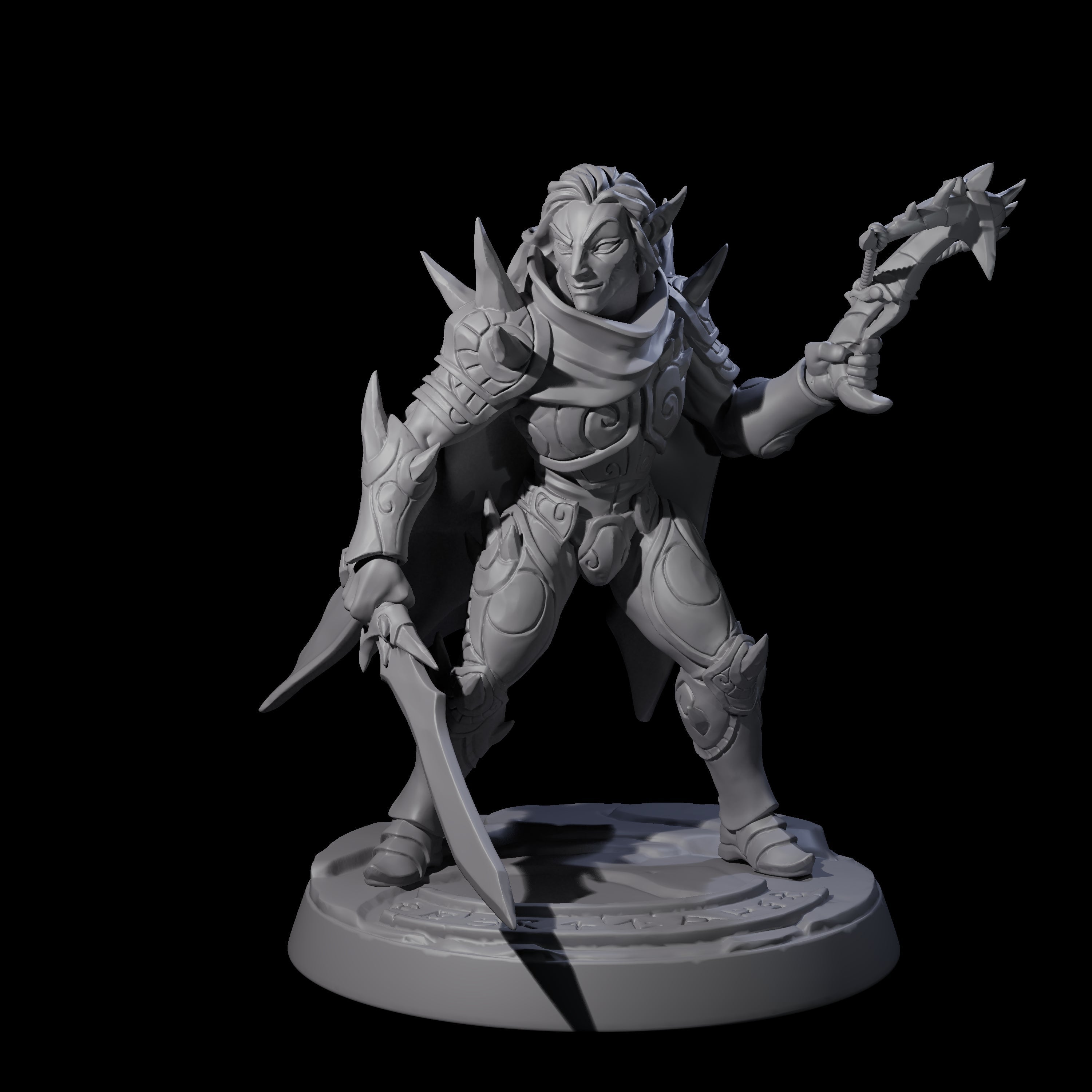 Nefarious Drow Assassin C Miniature for Dungeons and Dragons, Pathfinder or other TTRPGs