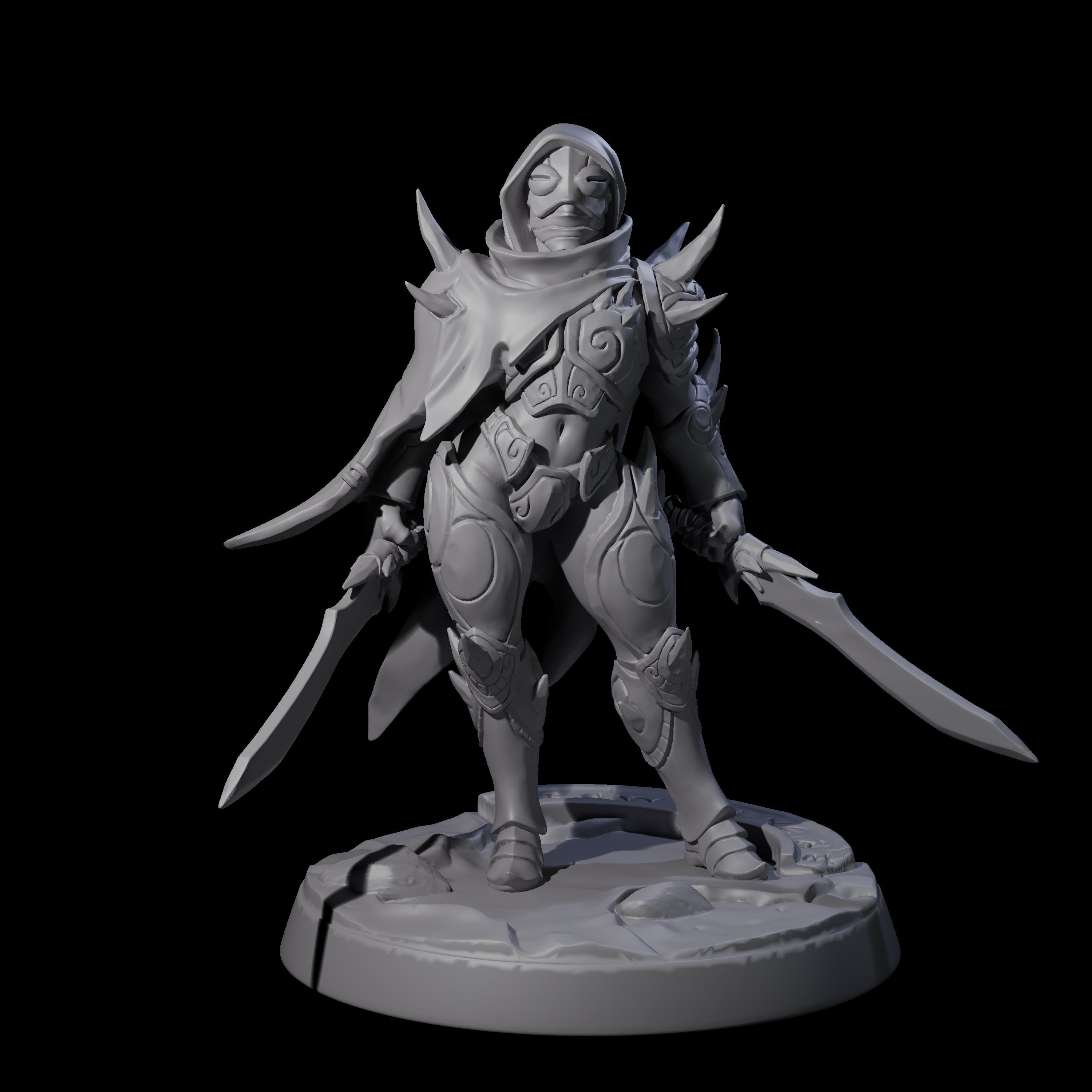 Nefarious Drow Assassin D Miniature for Dungeons and Dragons, Pathfinder or other TTRPGs