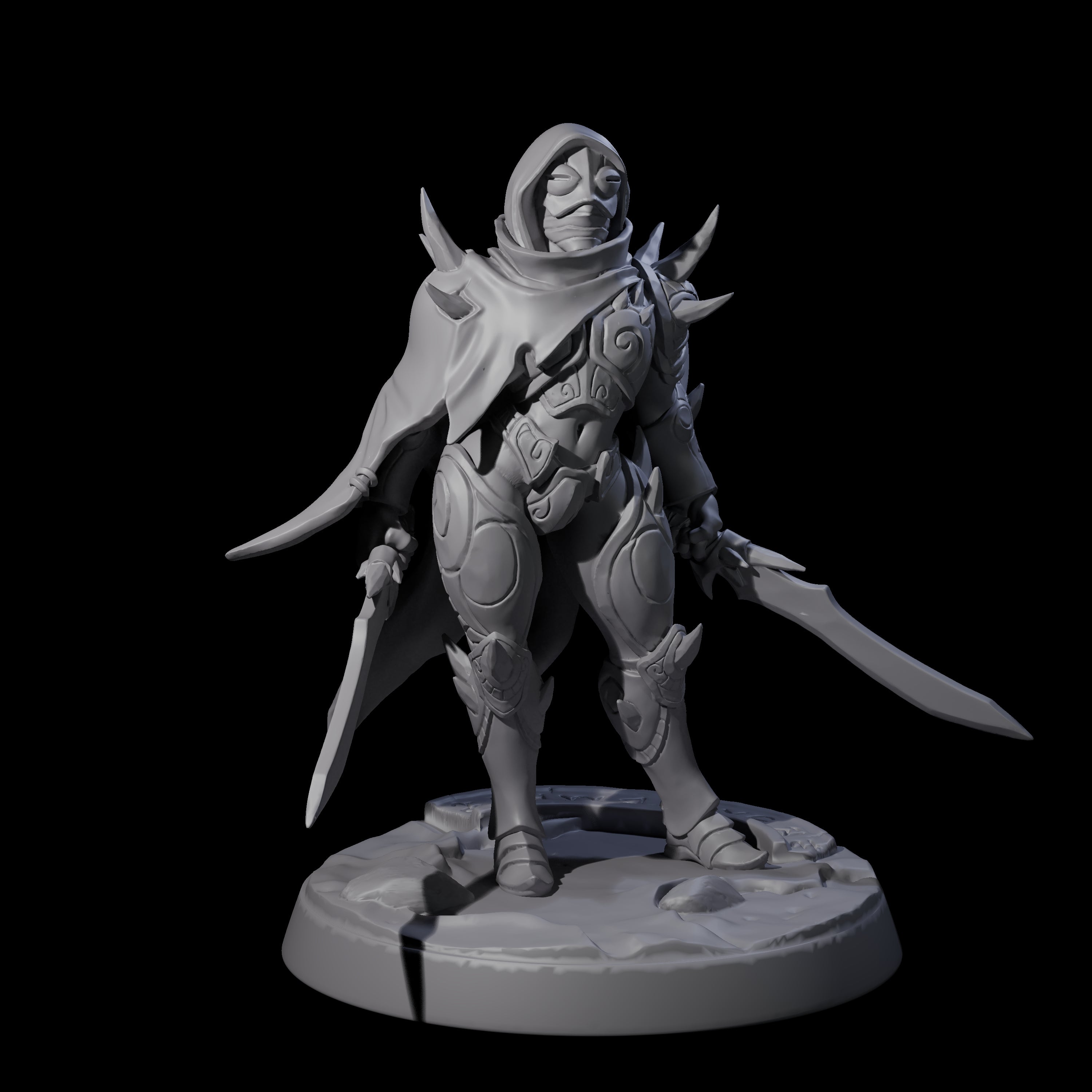 Nefarious Drow Assassin D Miniature for Dungeons and Dragons, Pathfinder or other TTRPGs