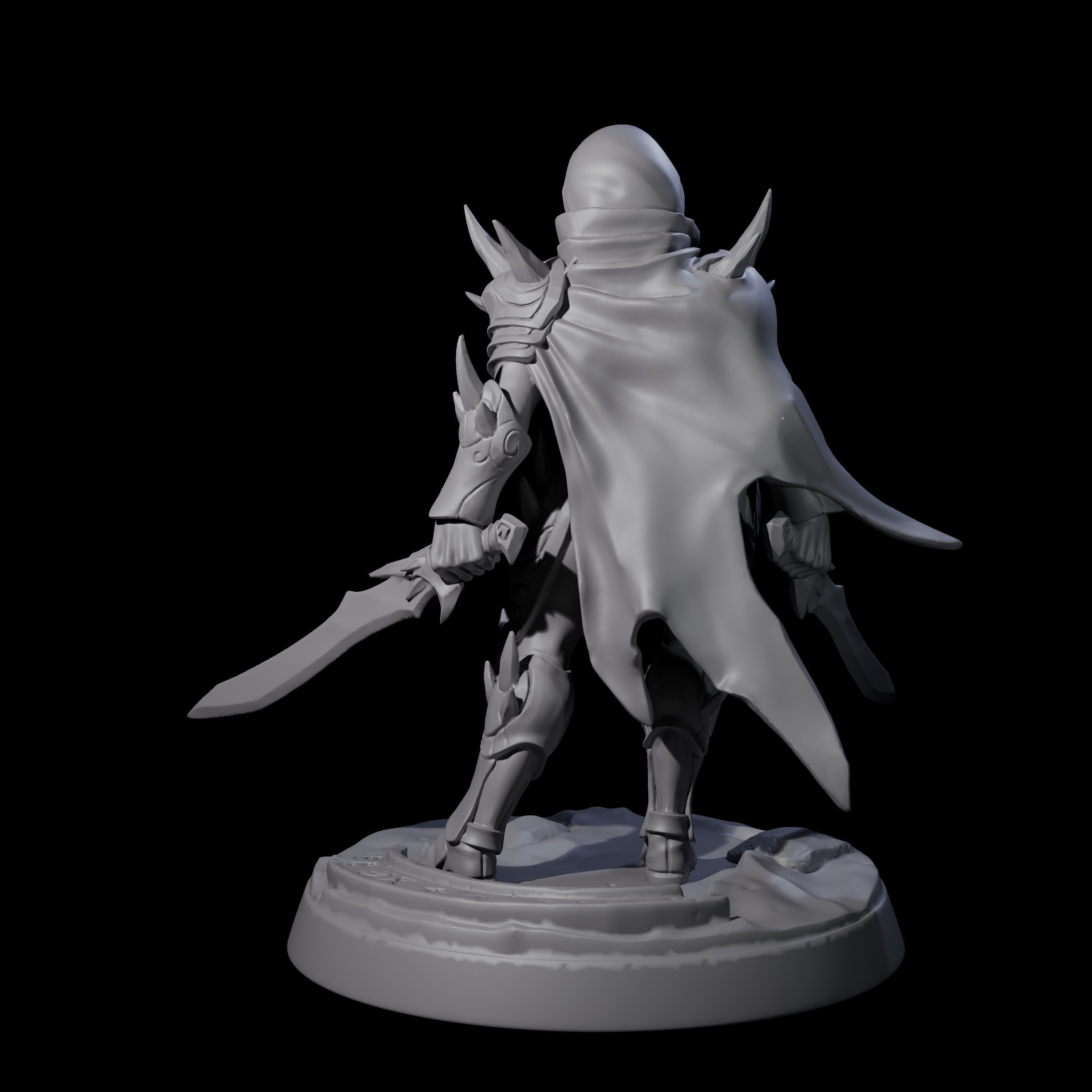 Nefarious Drow Assassin D Miniature for Dungeons and Dragons, Pathfinder or other TTRPGs