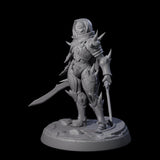 Nefarious Drow Assassin D Miniature for Dungeons and Dragons, Pathfinder or other TTRPGs