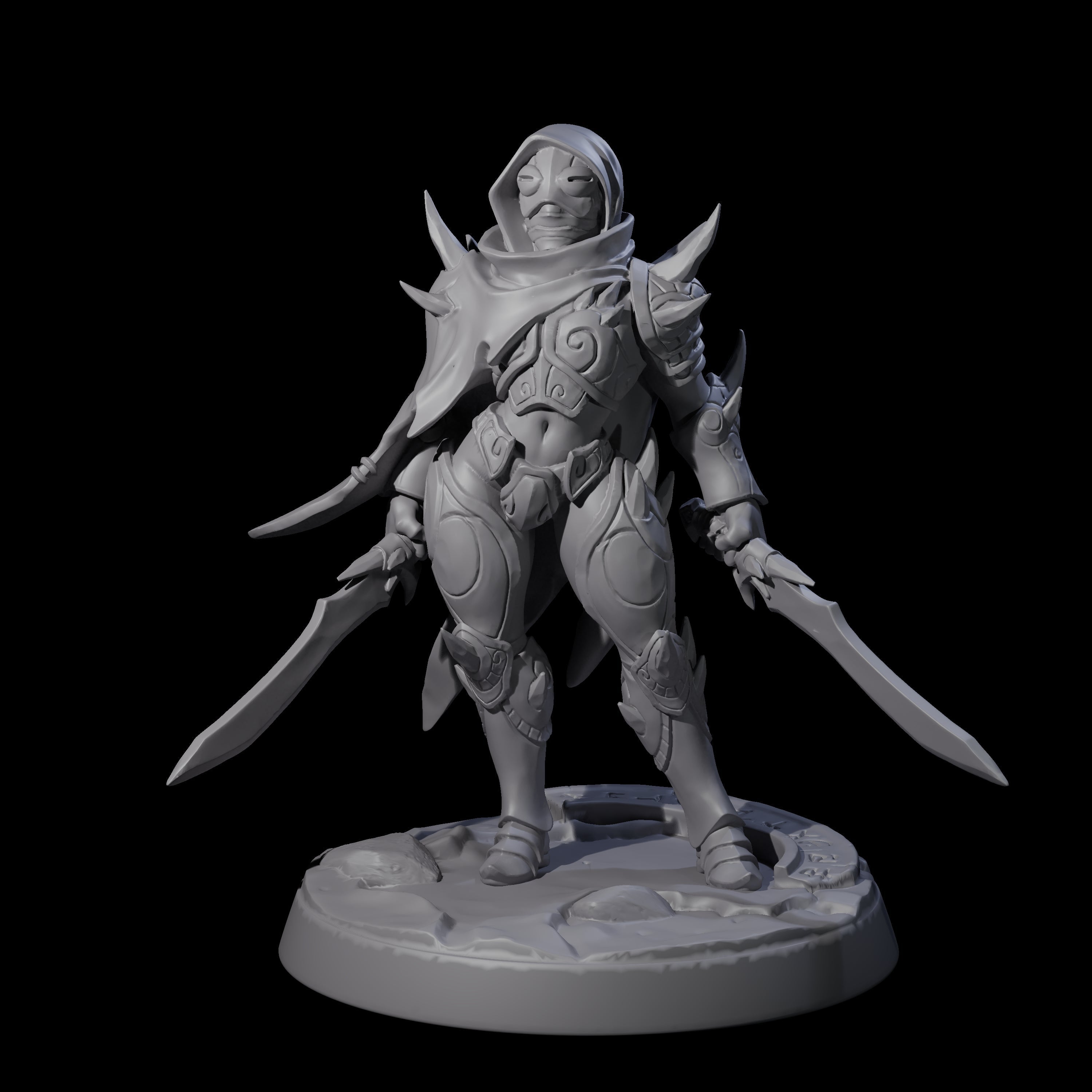 Nefarious Drow Assassin D Miniature for Dungeons and Dragons, Pathfinder or other TTRPGs