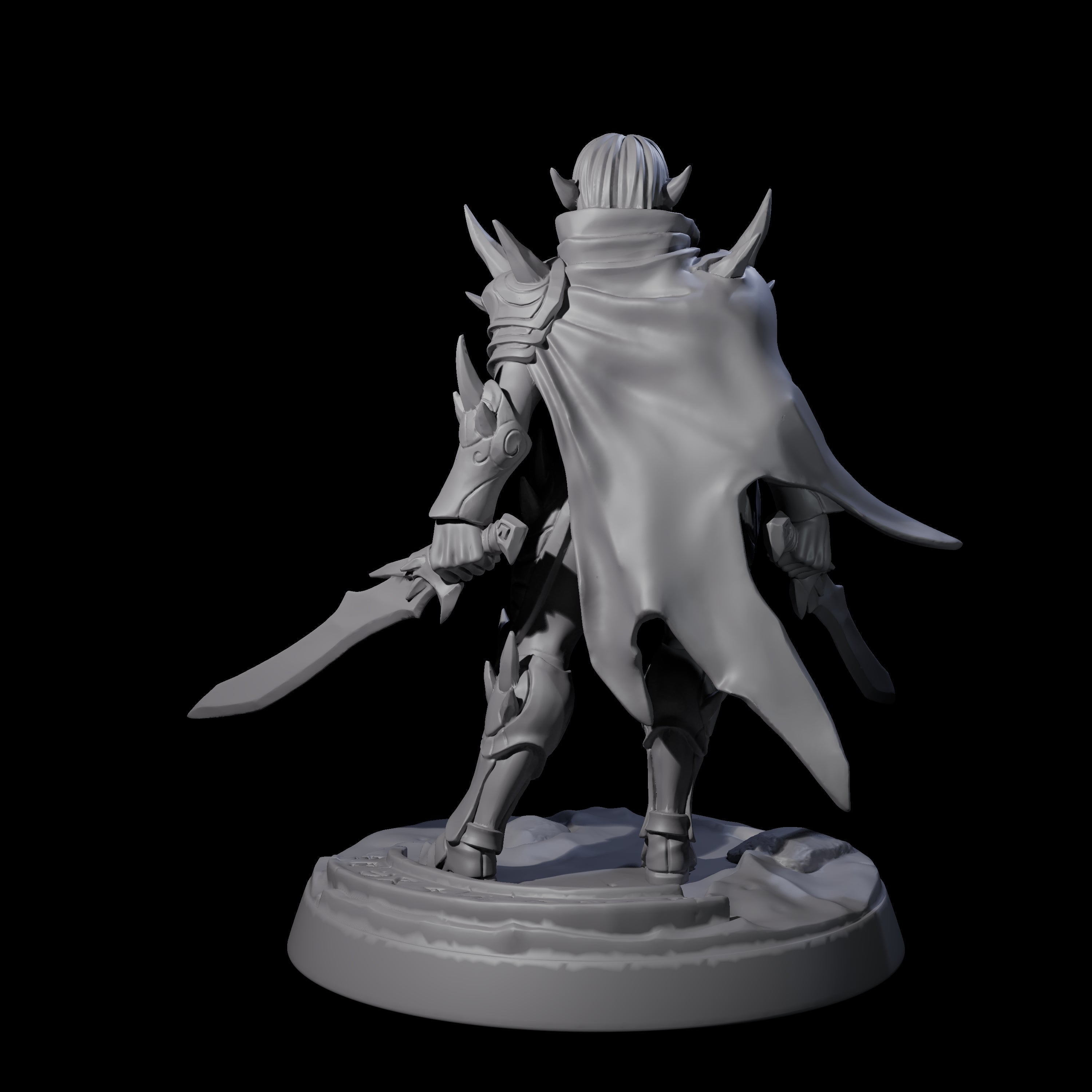 Nefarious Drow Assassin D Miniature for Dungeons and Dragons, Pathfinder or other TTRPGs