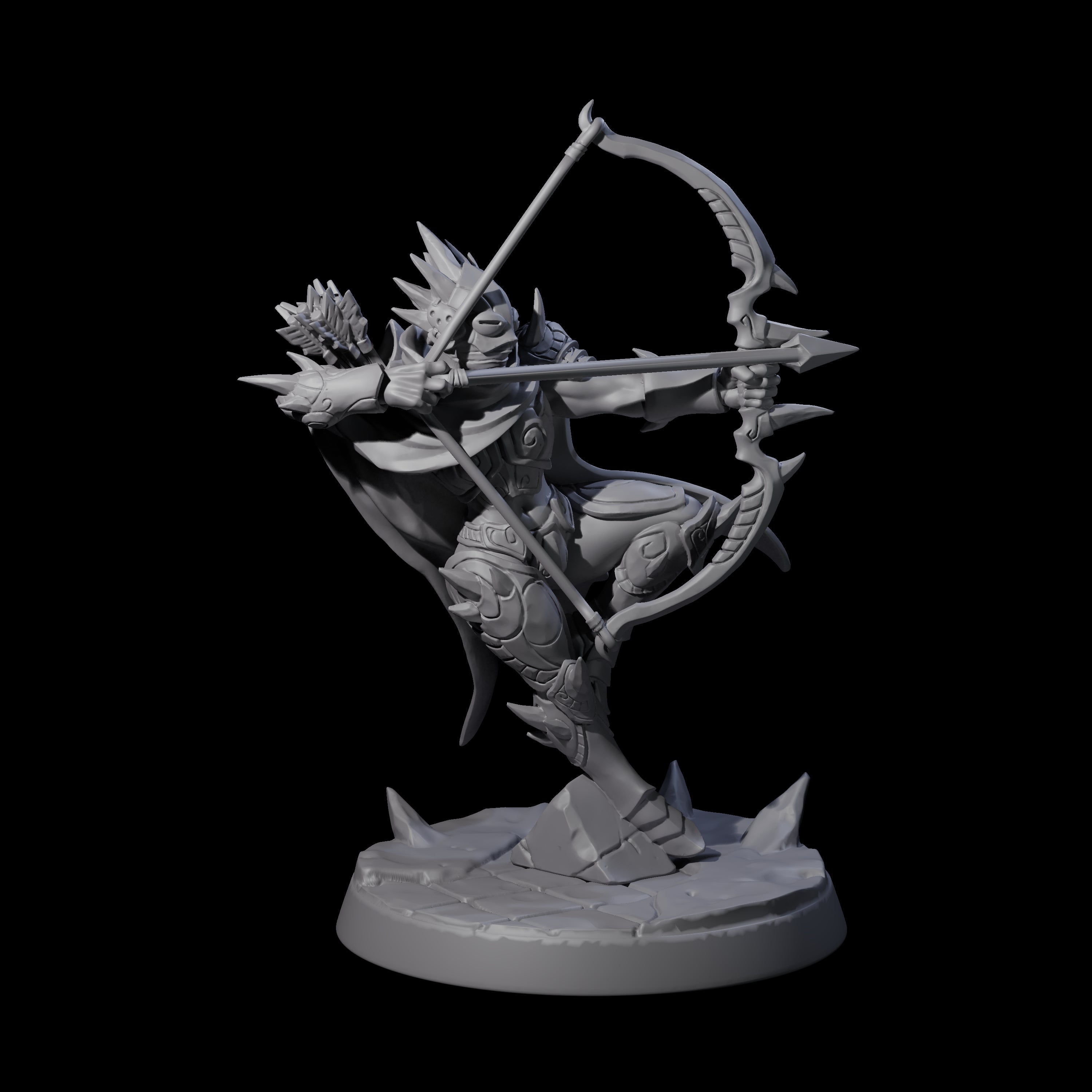 Nefarious Drow Assassin E Miniature for Dungeons and Dragons, Pathfinder or other TTRPGs