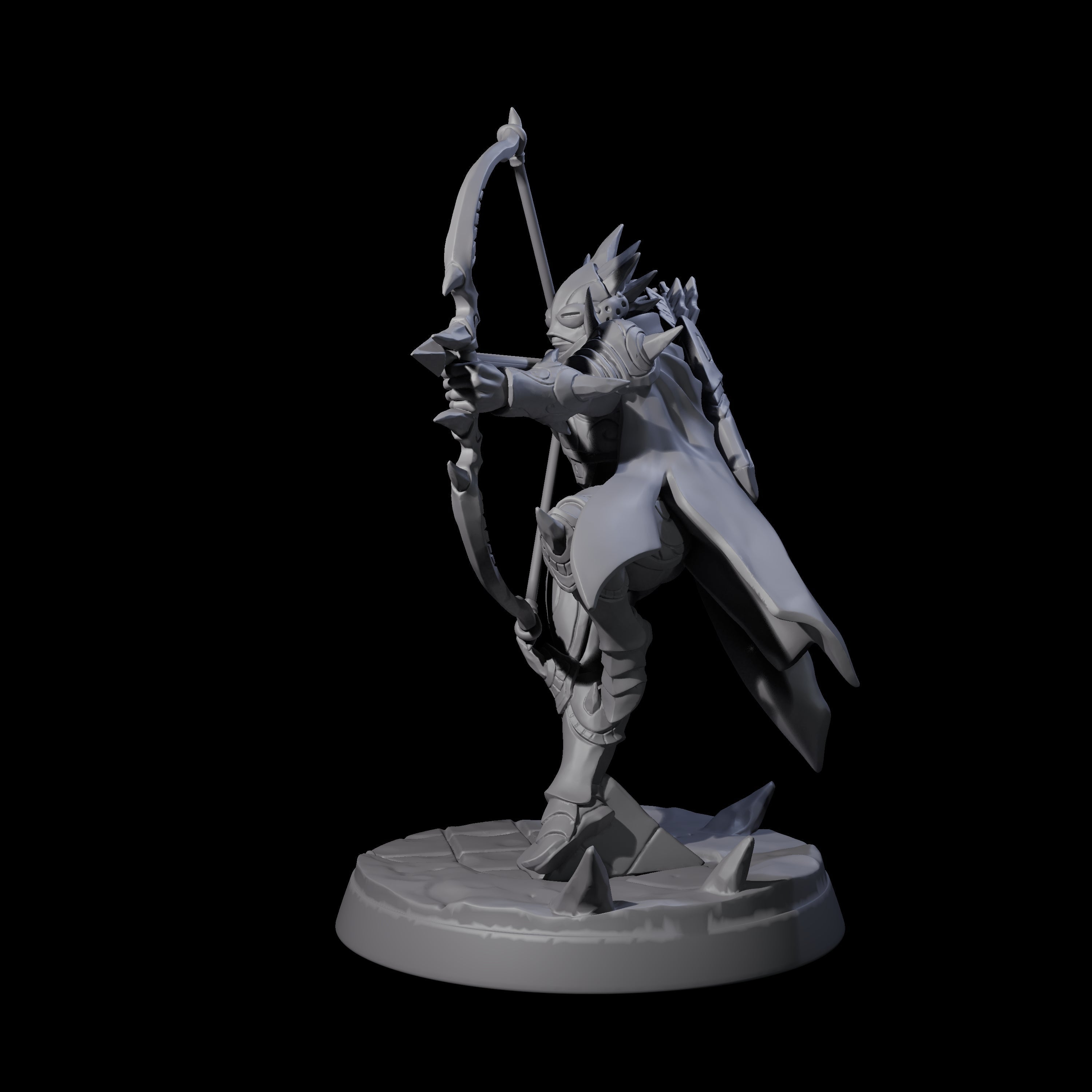 Nefarious Drow Assassin E Miniature for Dungeons and Dragons, Pathfinder or other TTRPGs