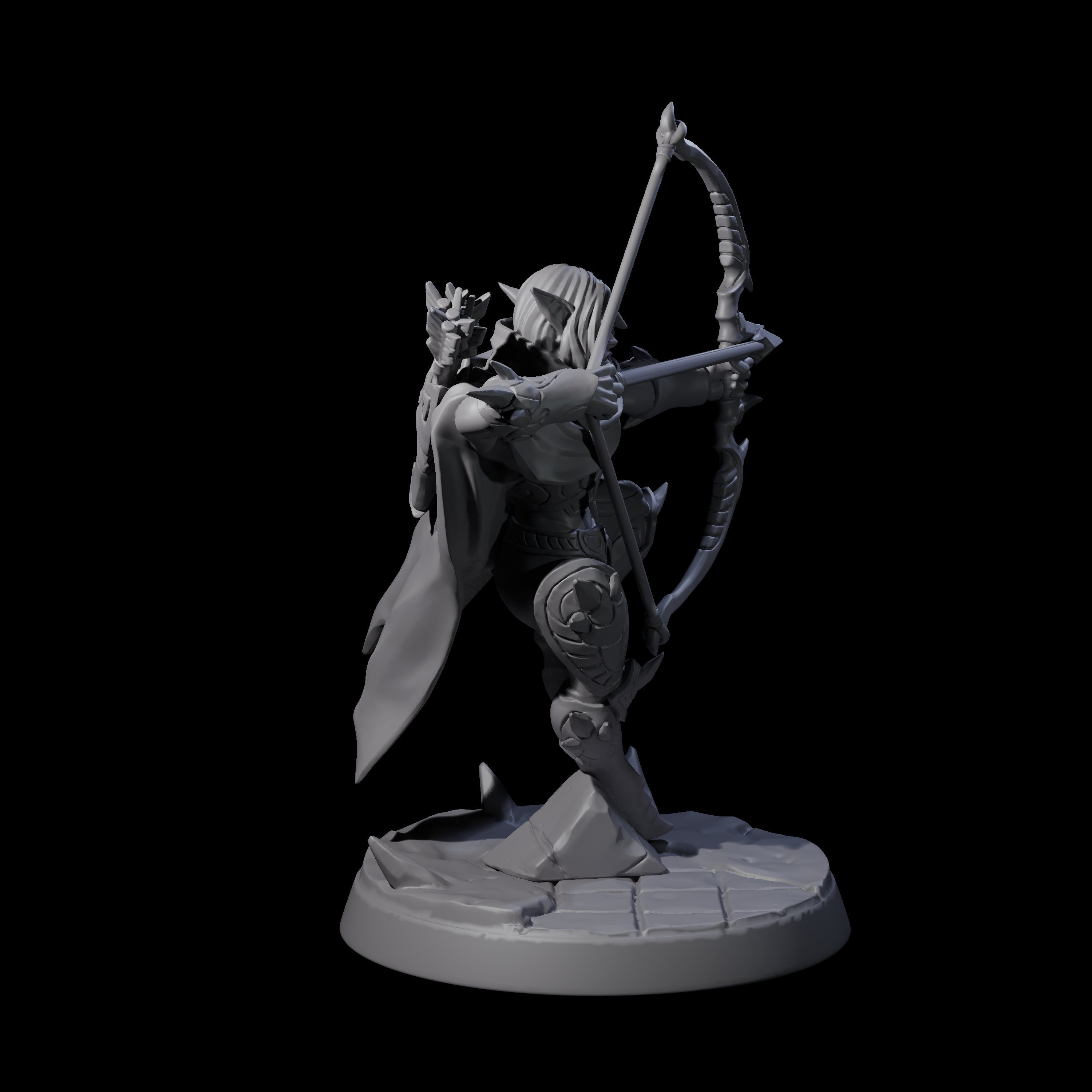 Nefarious Drow Assassin E Miniature for Dungeons and Dragons, Pathfinder or other TTRPGs