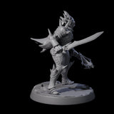 Nefarious Drow Assassin F Miniature for Dungeons and Dragons, Pathfinder or other TTRPGs