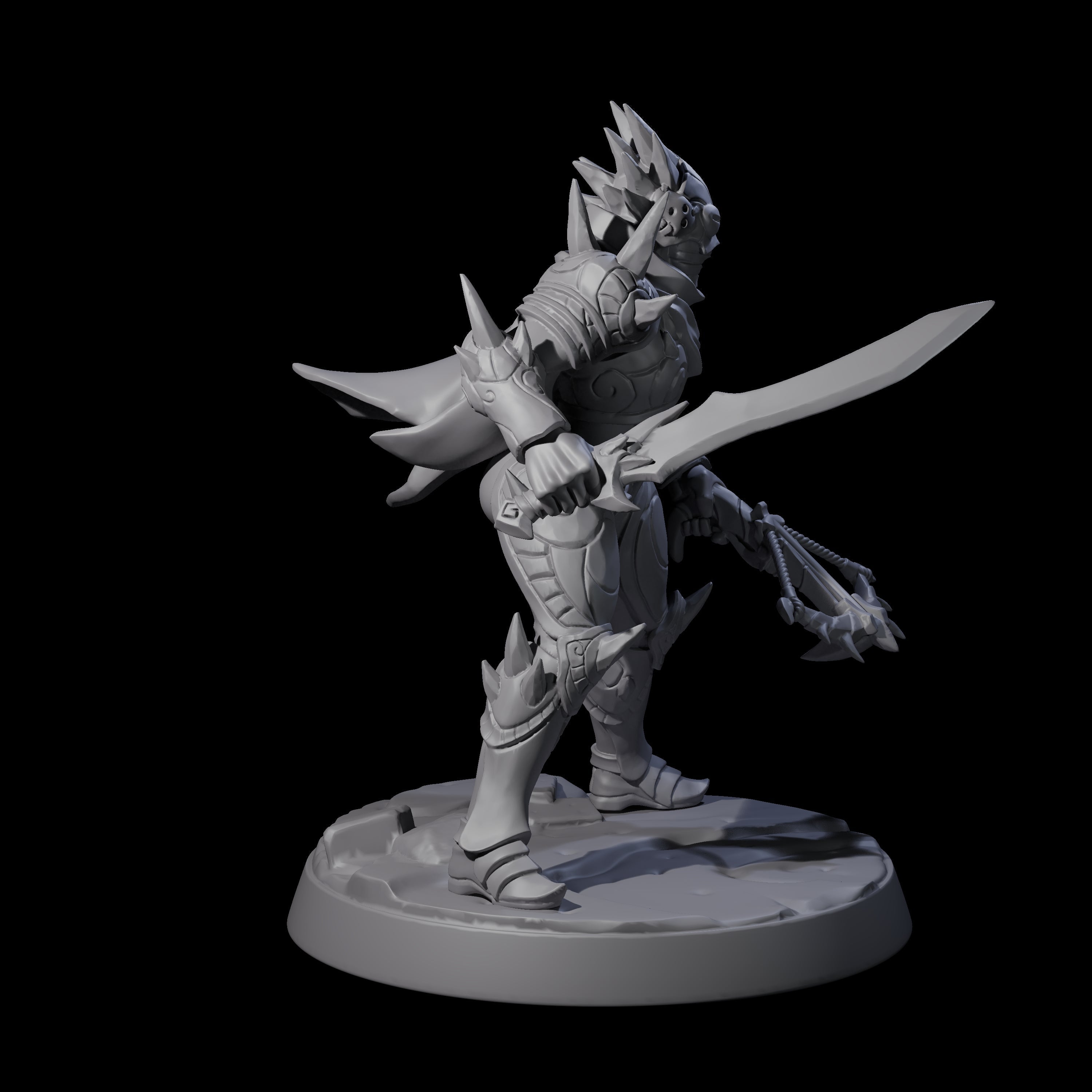 Nefarious Drow Assassin F Miniature for Dungeons and Dragons, Pathfinder or other TTRPGs