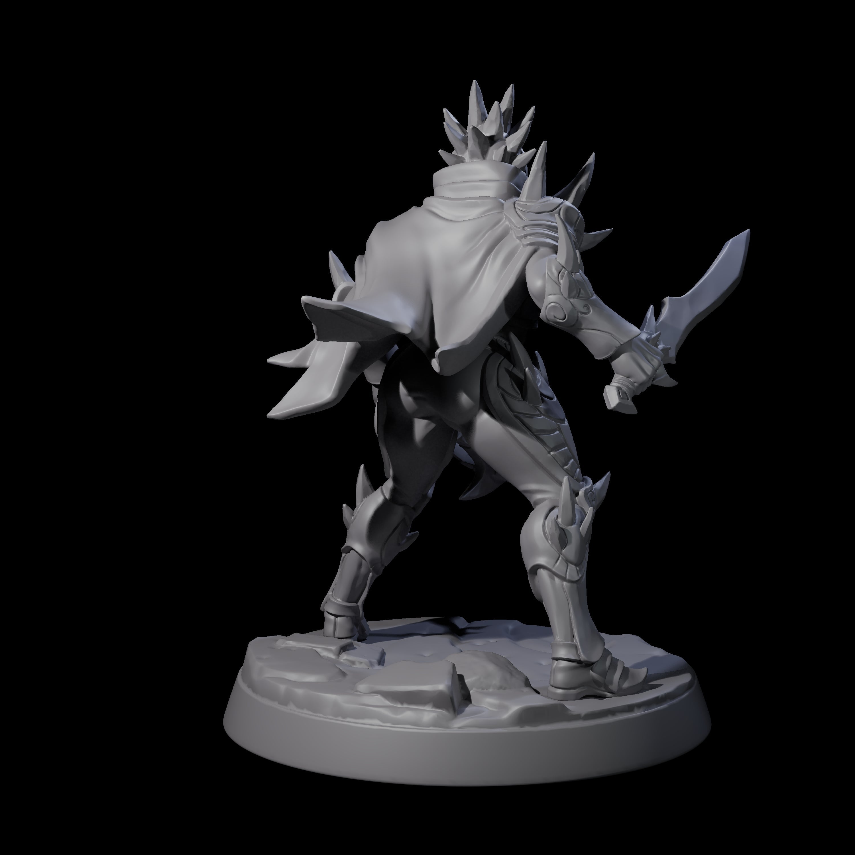 Nefarious Drow Assassin F Miniature for Dungeons and Dragons, Pathfinder or other TTRPGs