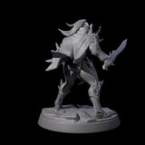 Nefarious Drow Assassin F Miniature for Dungeons and Dragons, Pathfinder or other TTRPGs