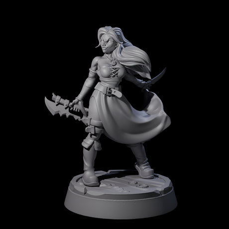 Nefarious Human Crime Boss No Tongue Savana Miniature for Dungeons and Dragons, Pathfinder or other TTRPGs