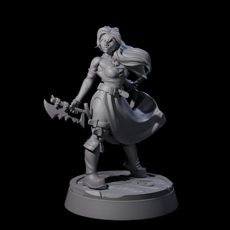 Nefarious Human Crime Boss No Tongue Savana Miniature for Dungeons and Dragons, Pathfinder or other TTRPGs