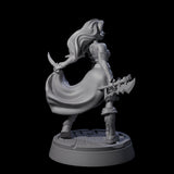 Nefarious Human Crime Boss No Tongue Savana Miniature for Dungeons and Dragons, Pathfinder or other TTRPGs