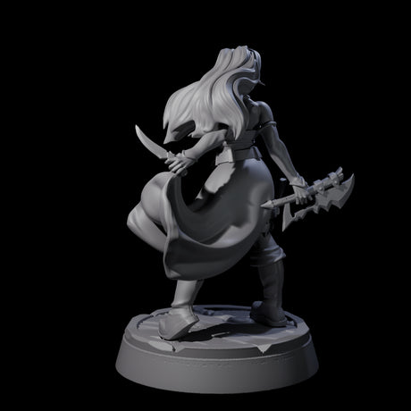 Nefarious Human Crime Boss No Tongue Savana Miniature for Dungeons and Dragons, Pathfinder or other TTRPGs