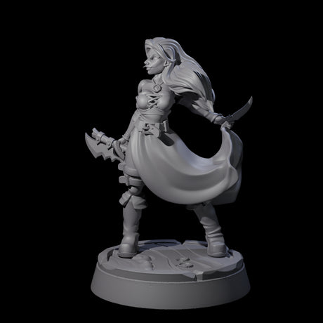 Nefarious Human Crime Boss No Tongue Savana Miniature for Dungeons and Dragons, Pathfinder or other TTRPGs