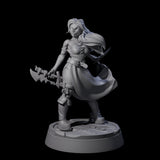 Nefarious Human Crime Boss No Tongue Savana Miniature for Dungeons and Dragons, Pathfinder or other TTRPGs