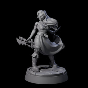Nefarious Human Crime Boss No Tongue Savana Miniature for Dungeons and Dragons, Pathfinder or other TTRPGs