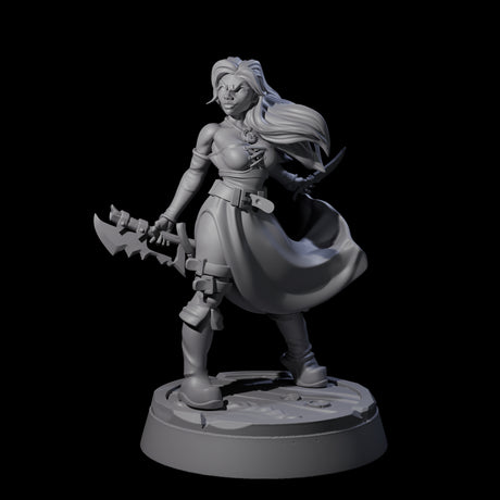 Nefarious Human Crime Boss No Tongue Savana Miniature for Dungeons and Dragons, Pathfinder or other TTRPGs