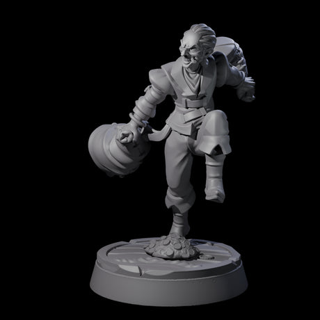 Nefarious Human Crime Boss Typhoon Harry Miniature for Dungeons and Dragons, Pathfinder or other TTRPGs