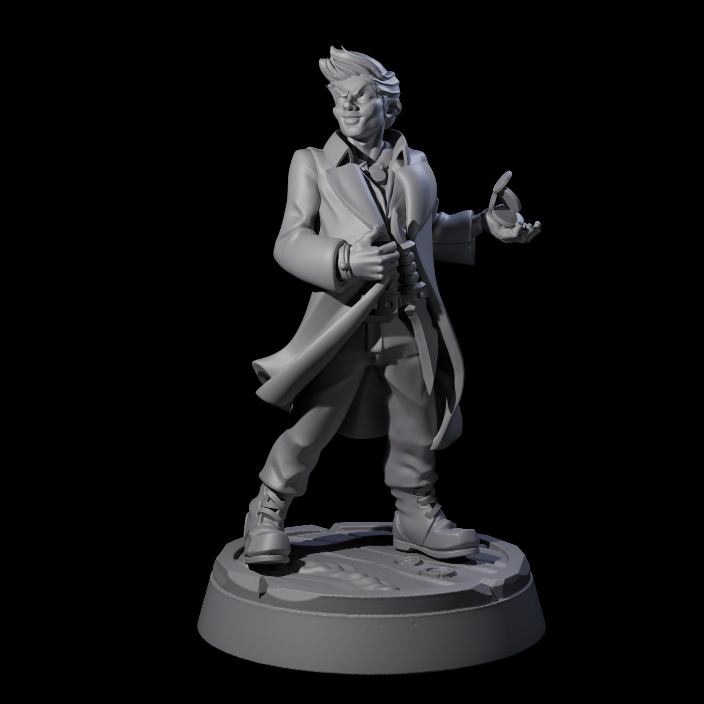 Nefarious Human Crime Boss Xandras Miniature for Dungeons and Dragons, Pathfinder or other TTRPGs