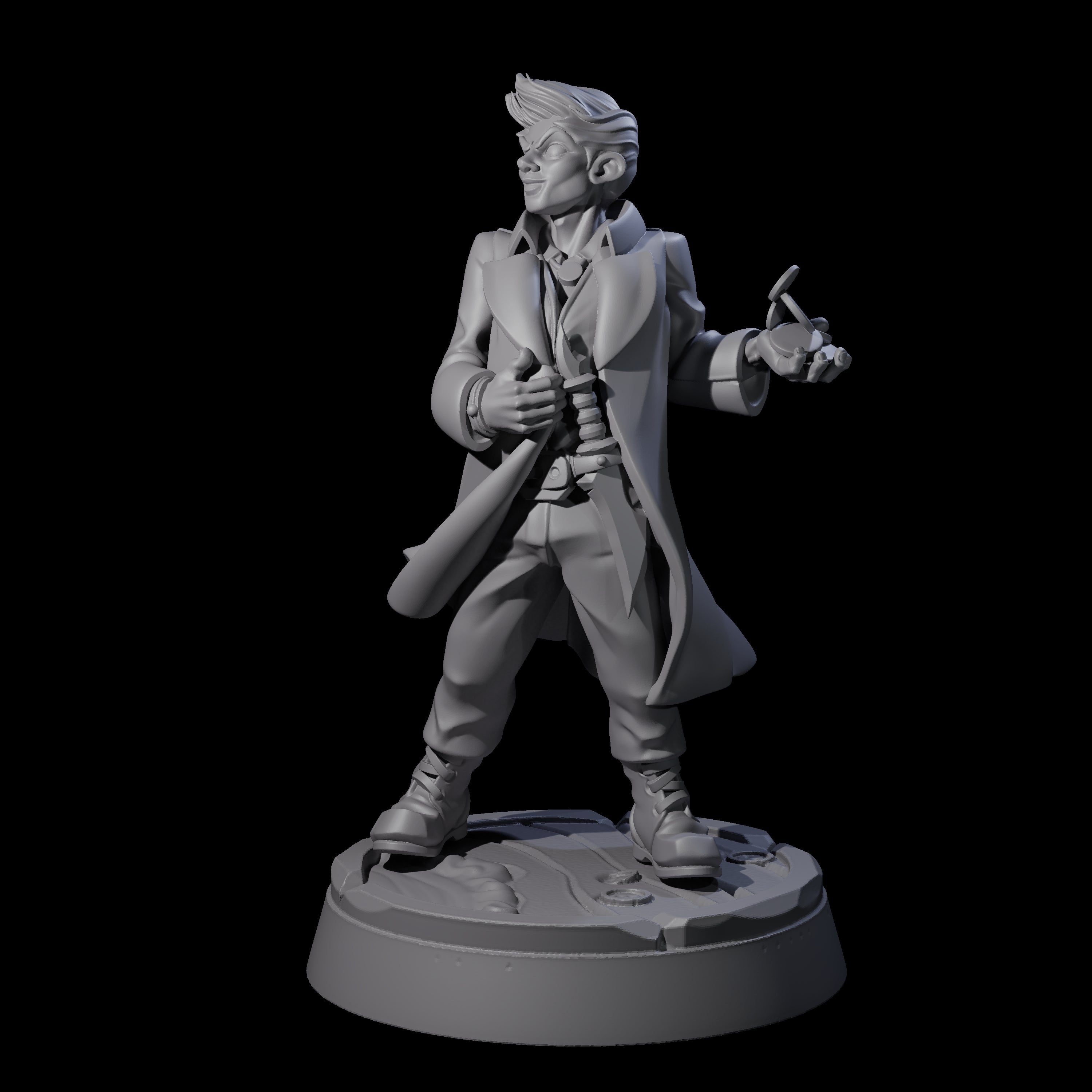 Nefarious Human Crime Boss Xandras Miniature for Dungeons and Dragons, Pathfinder or other TTRPGs