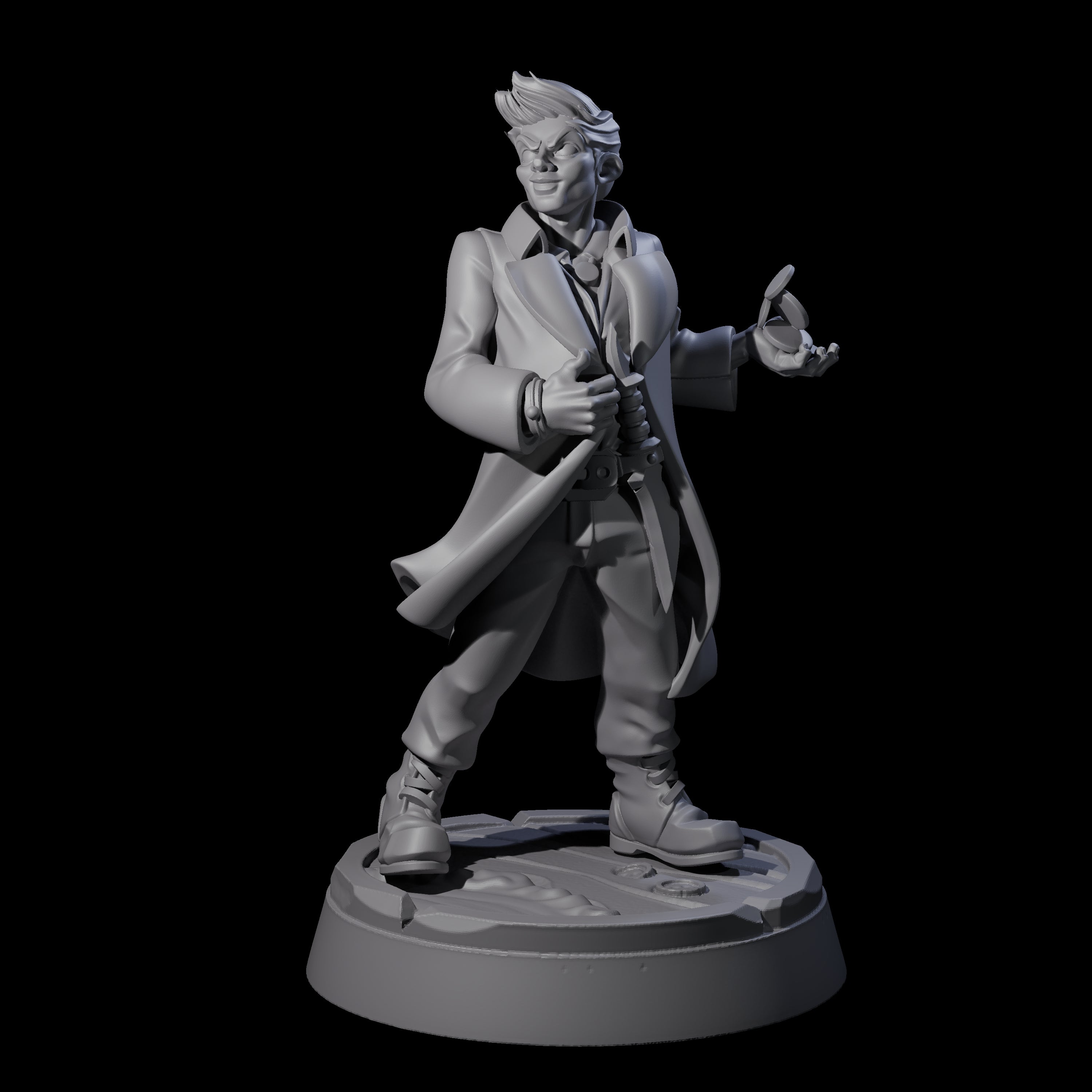Nefarious Human Crime Boss Xandras Miniature for Dungeons and Dragons, Pathfinder or other TTRPGs
