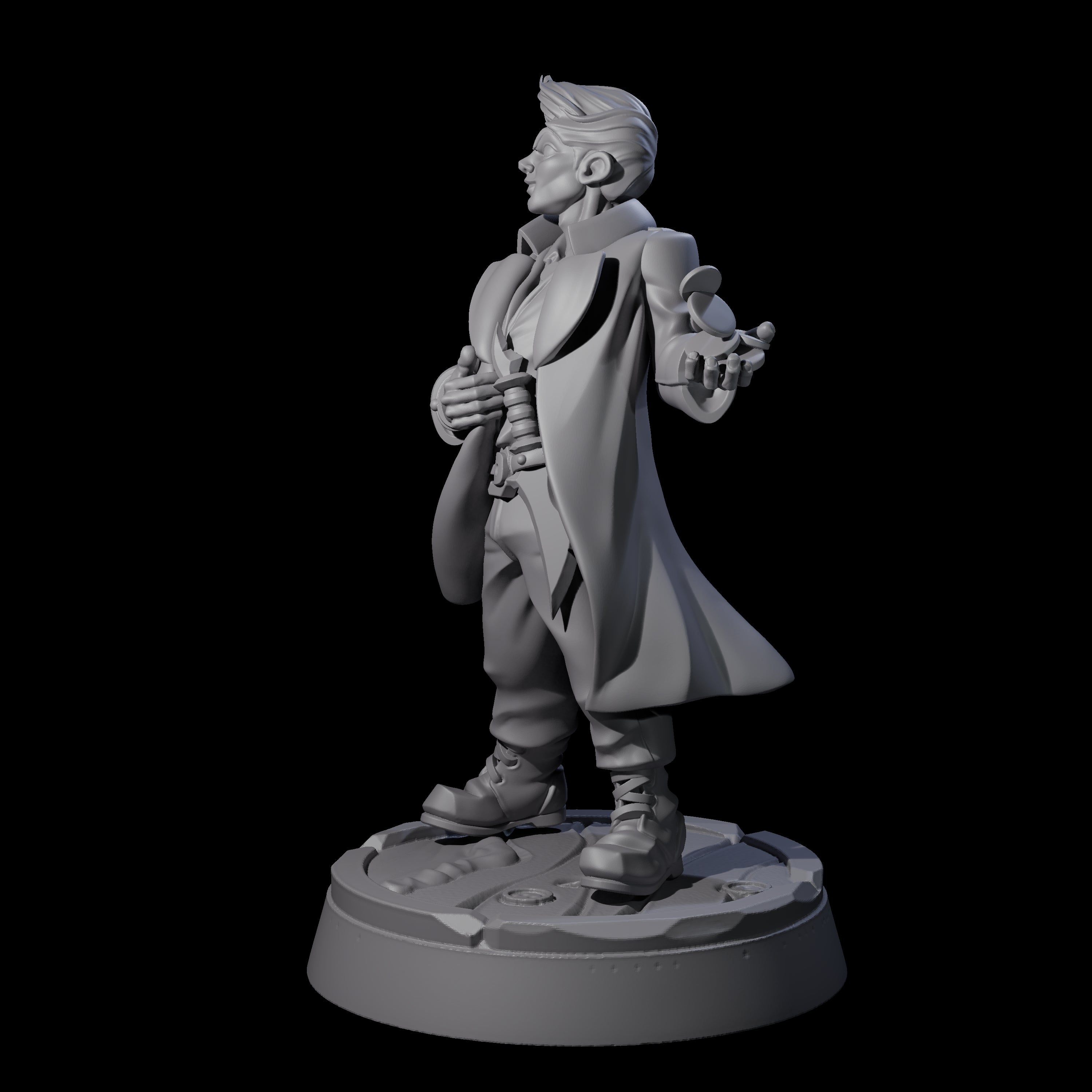 Nefarious Human Crime Boss Xandras Miniature for Dungeons and Dragons, Pathfinder or other TTRPGs