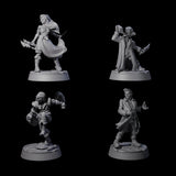 Nefarious Human Crime Bosses Miniature for Dungeons and Dragons, Pathfinder or other TTRPGs