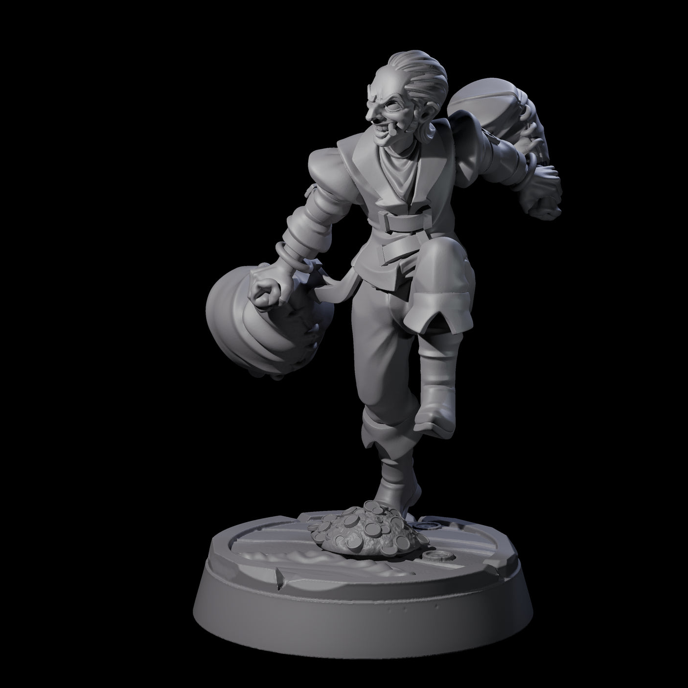 Nefarious Human Crime Bosses Miniature for Dungeons and Dragons, Pathfinder or other TTRPGs