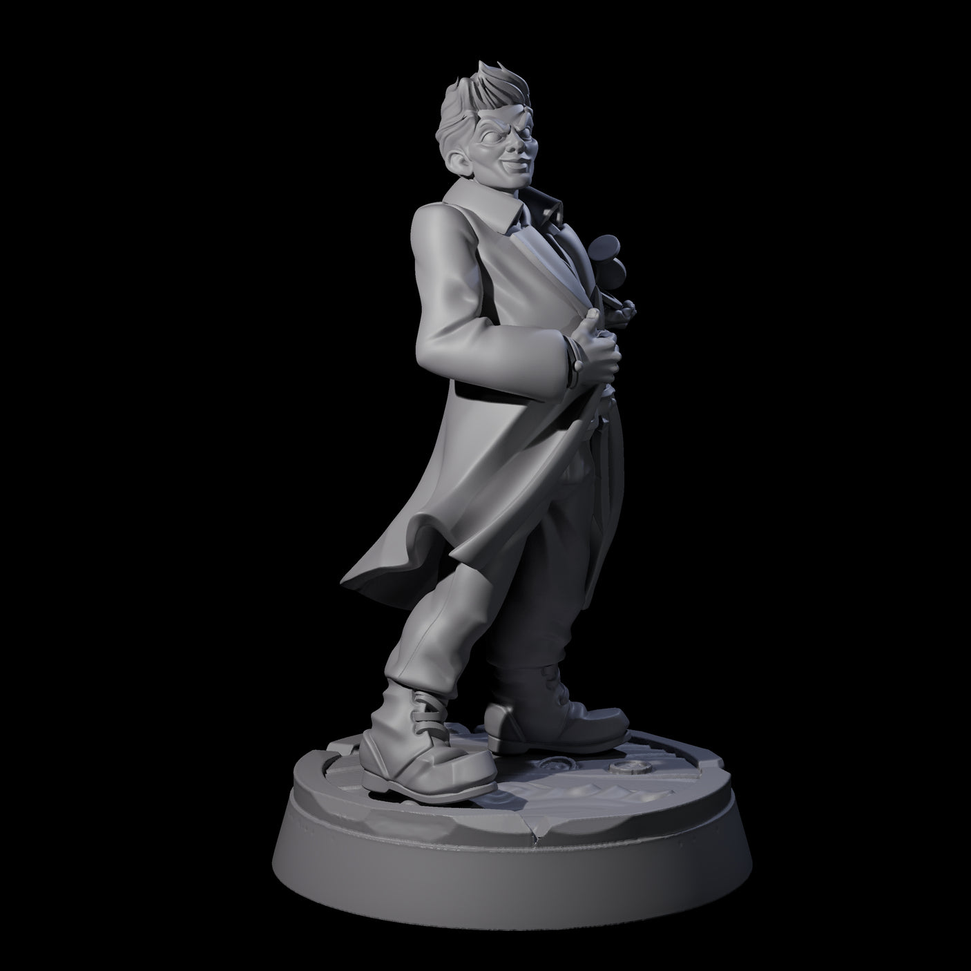 Nefarious Human Crime Bosses Miniature for Dungeons and Dragons, Pathfinder or other TTRPGs