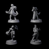 Nefarious Human Crime Bosses Miniature for Dungeons and Dragons, Pathfinder or other TTRPGs