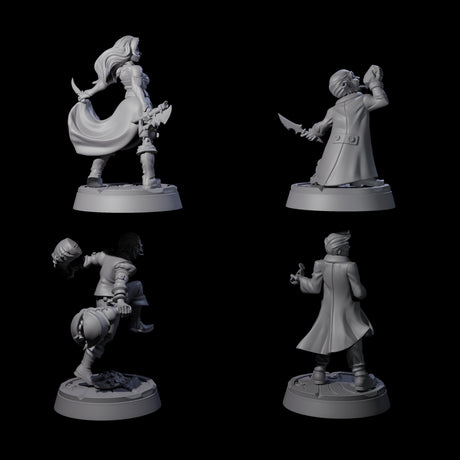 Nefarious Human Crime Bosses Miniature for Dungeons and Dragons, Pathfinder or other TTRPGs