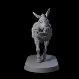 Neighing Donkey Miniature for Dungeons and Dragons, Pathfinder or other TTRPGs