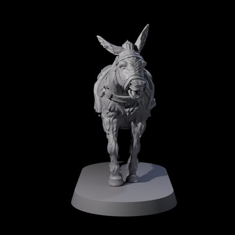 Neighing Donkey Miniature for Dungeons and Dragons, Pathfinder or other TTRPGs