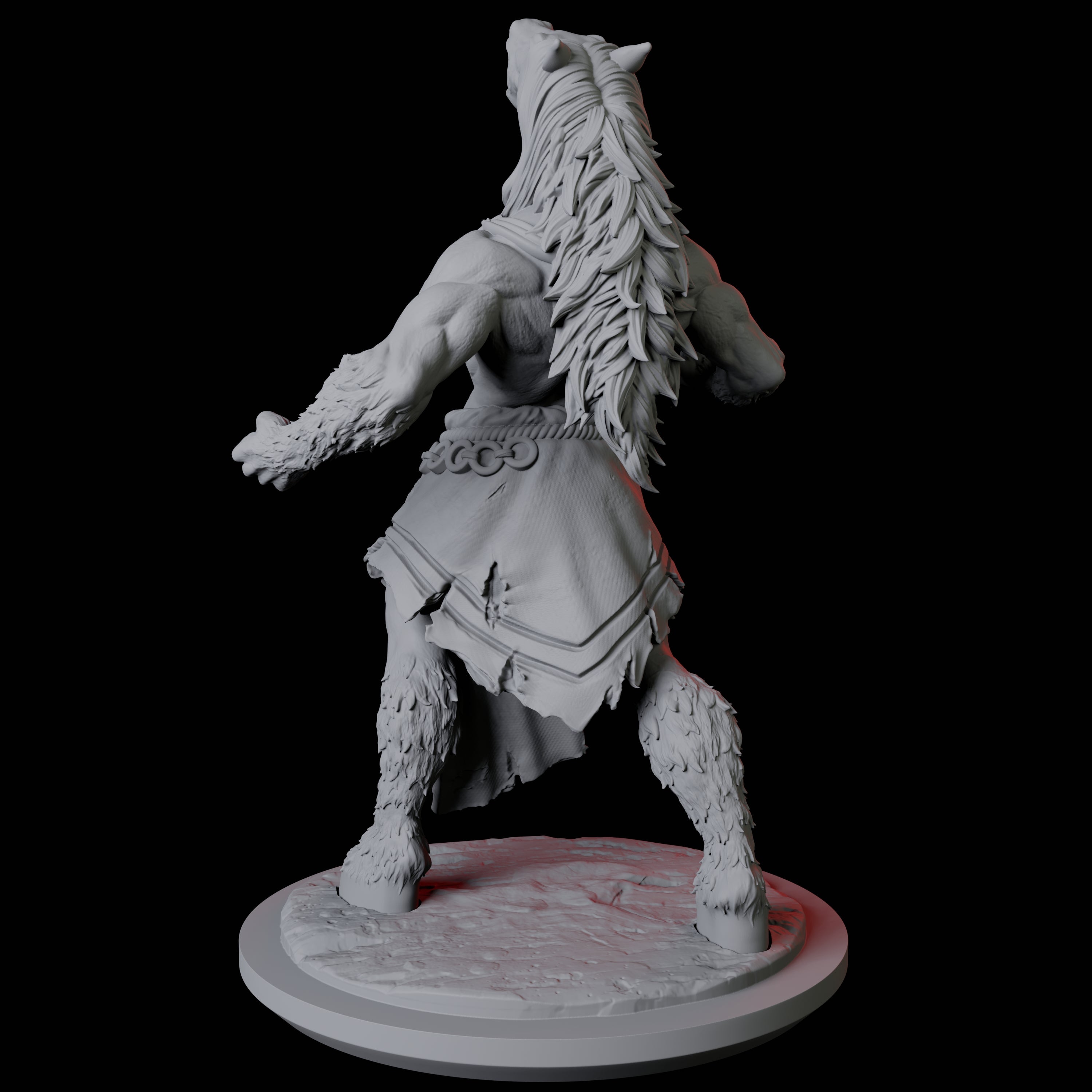 Neighing Reverse Centaur A Miniature for Dungeons and Dragons, Pathfinder or other TTRPGs