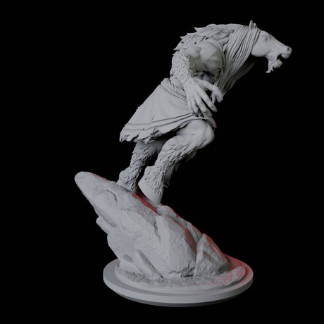 Neighing Reverse Centaur C Miniature for Dungeons and Dragons, Pathfinder or other TTRPGs