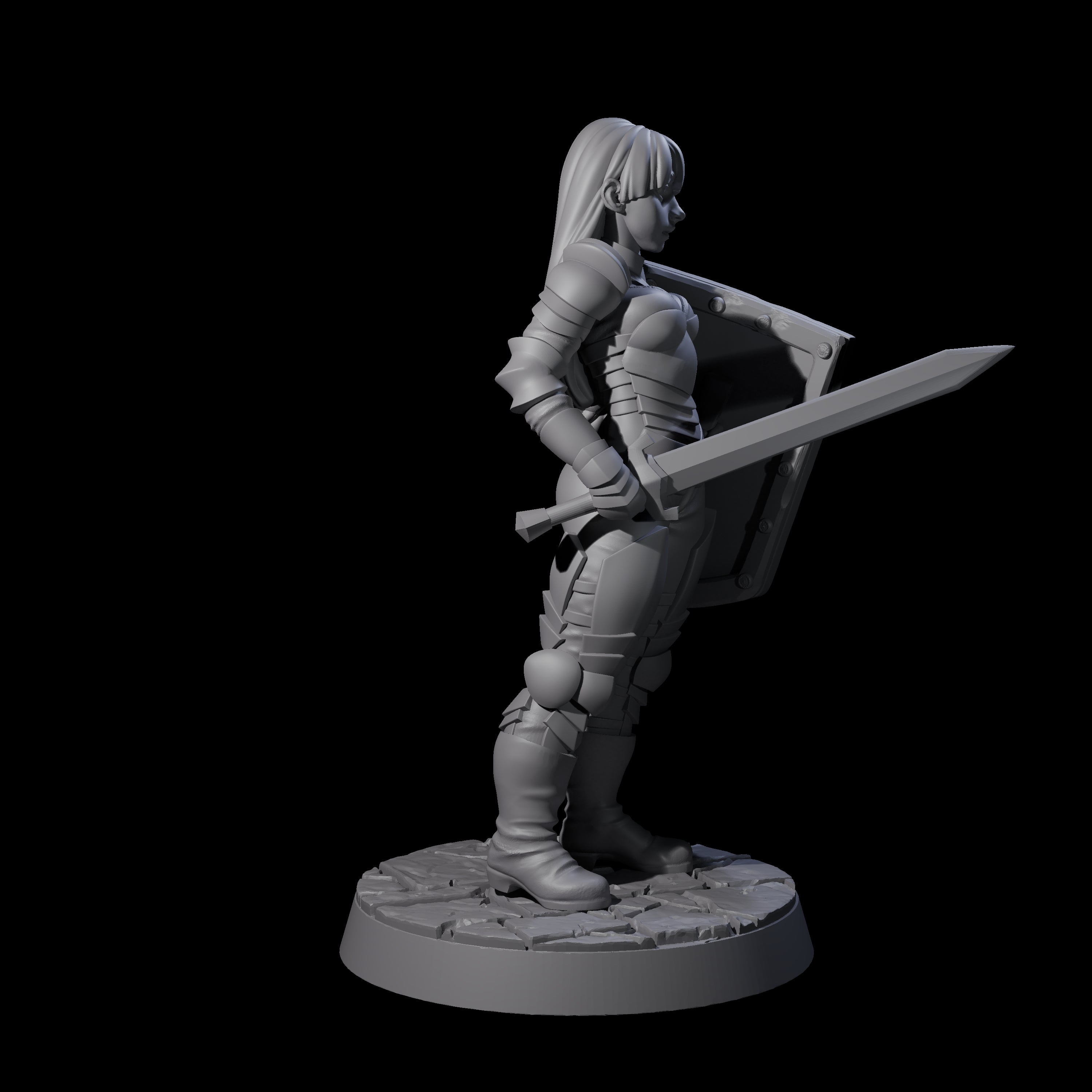 Nervous Guard Miniature for Dungeons and Dragons, Pathfinder or other TTRPGs