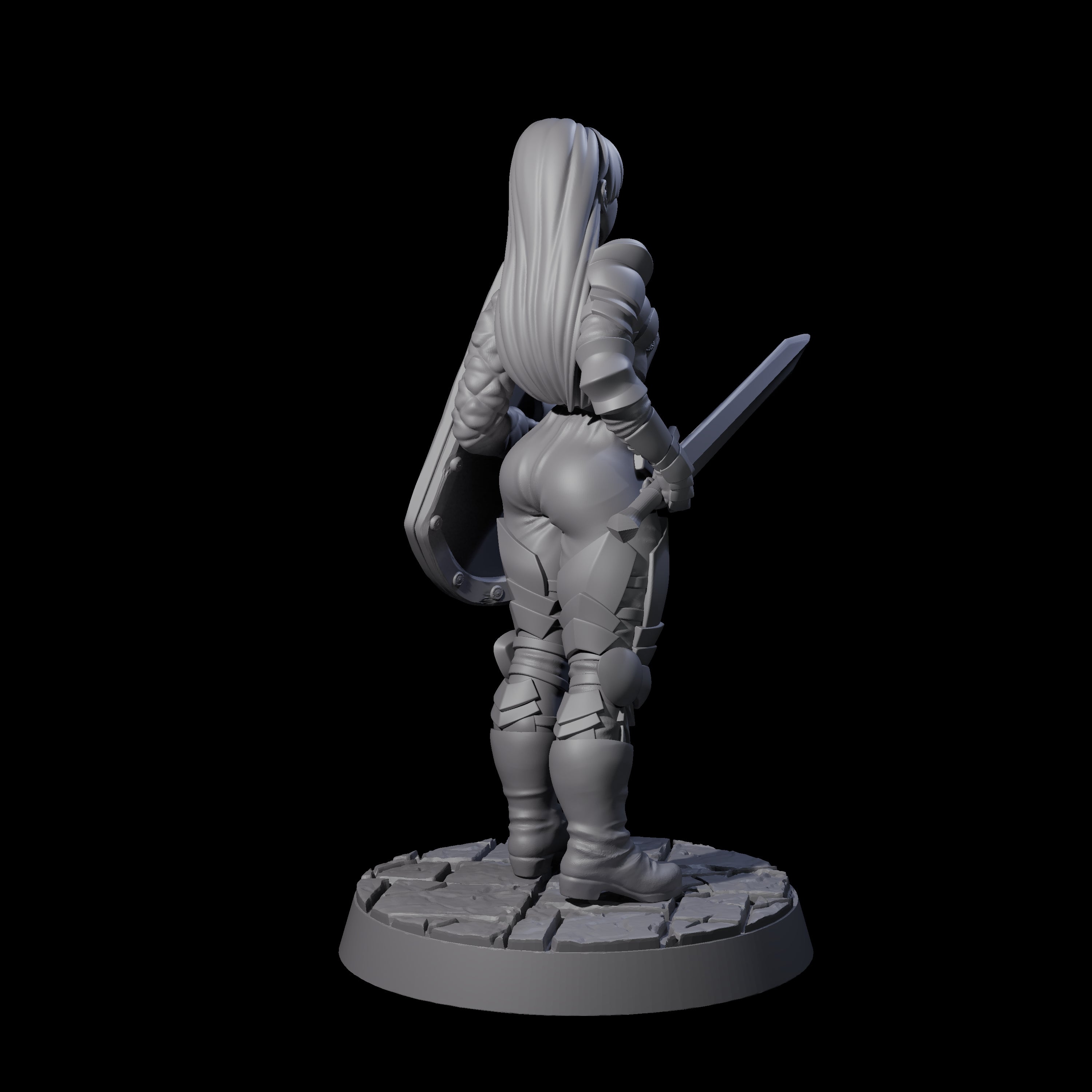 Nervous Guard Miniature for Dungeons and Dragons, Pathfinder or other TTRPGs