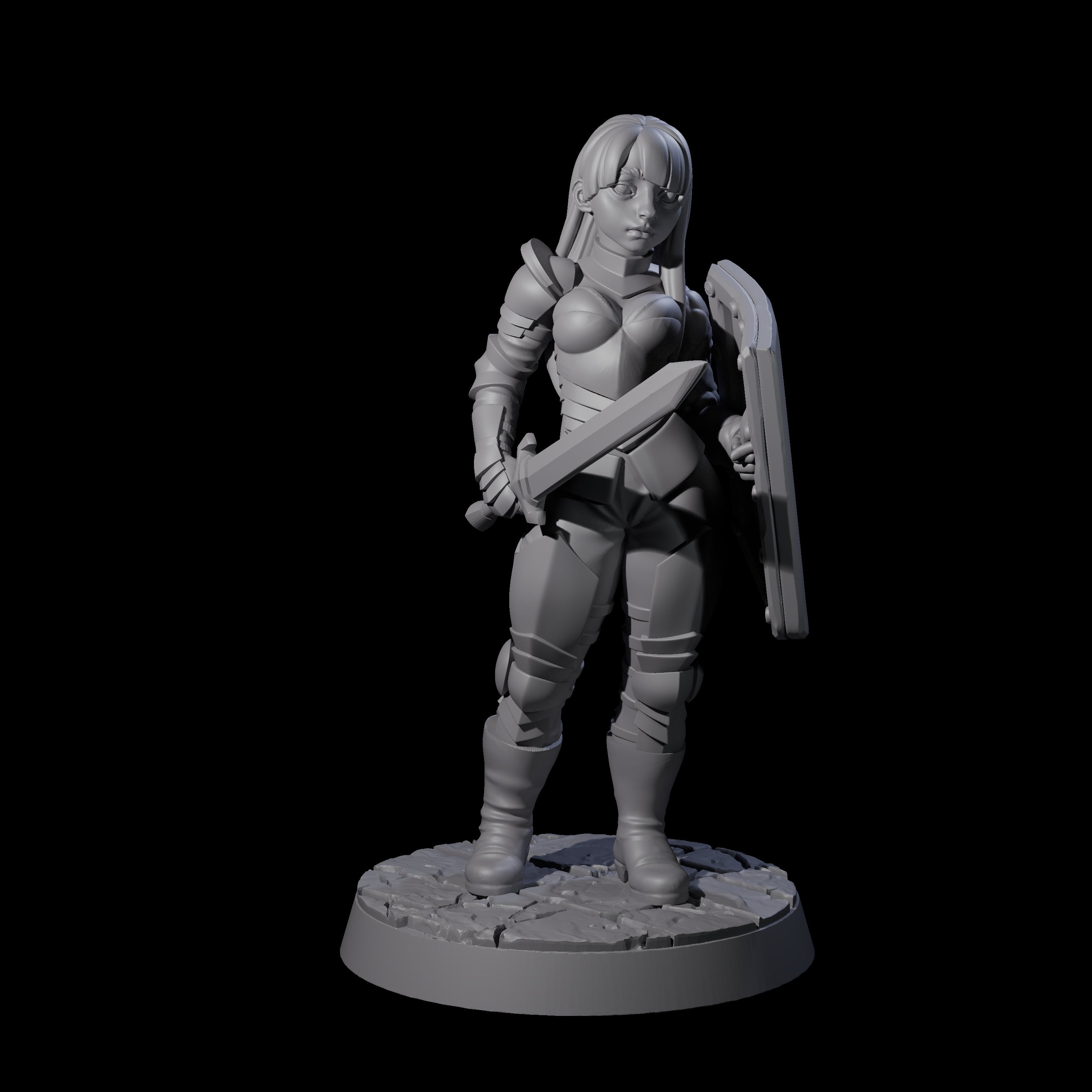 Nervous Guard Miniature for Dungeons and Dragons, Pathfinder or other TTRPGs