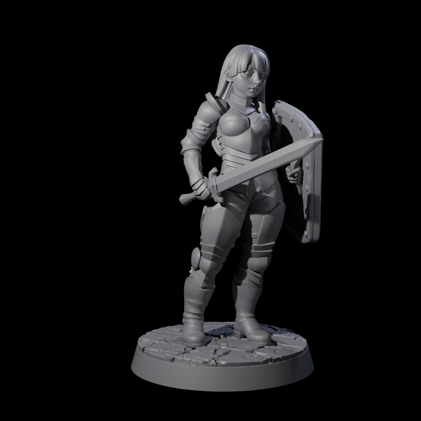Nervous Guard Miniature for Dungeons and Dragons, Pathfinder or other TTRPGs