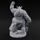 Never Lost Orc Warrior Miniature for Dungeons and Dragons, Pathfinder or other TTRPGs