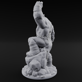 Never Lost Orc Warrior Miniature for Dungeons and Dragons, Pathfinder or other TTRPGs