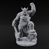Never Lost Orc Warrior Miniature for Dungeons and Dragons, Pathfinder or other TTRPGs