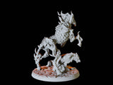 Nightmare Steed Miniature for Dungeons and Dragons, Pathfinder or other TTRPGs