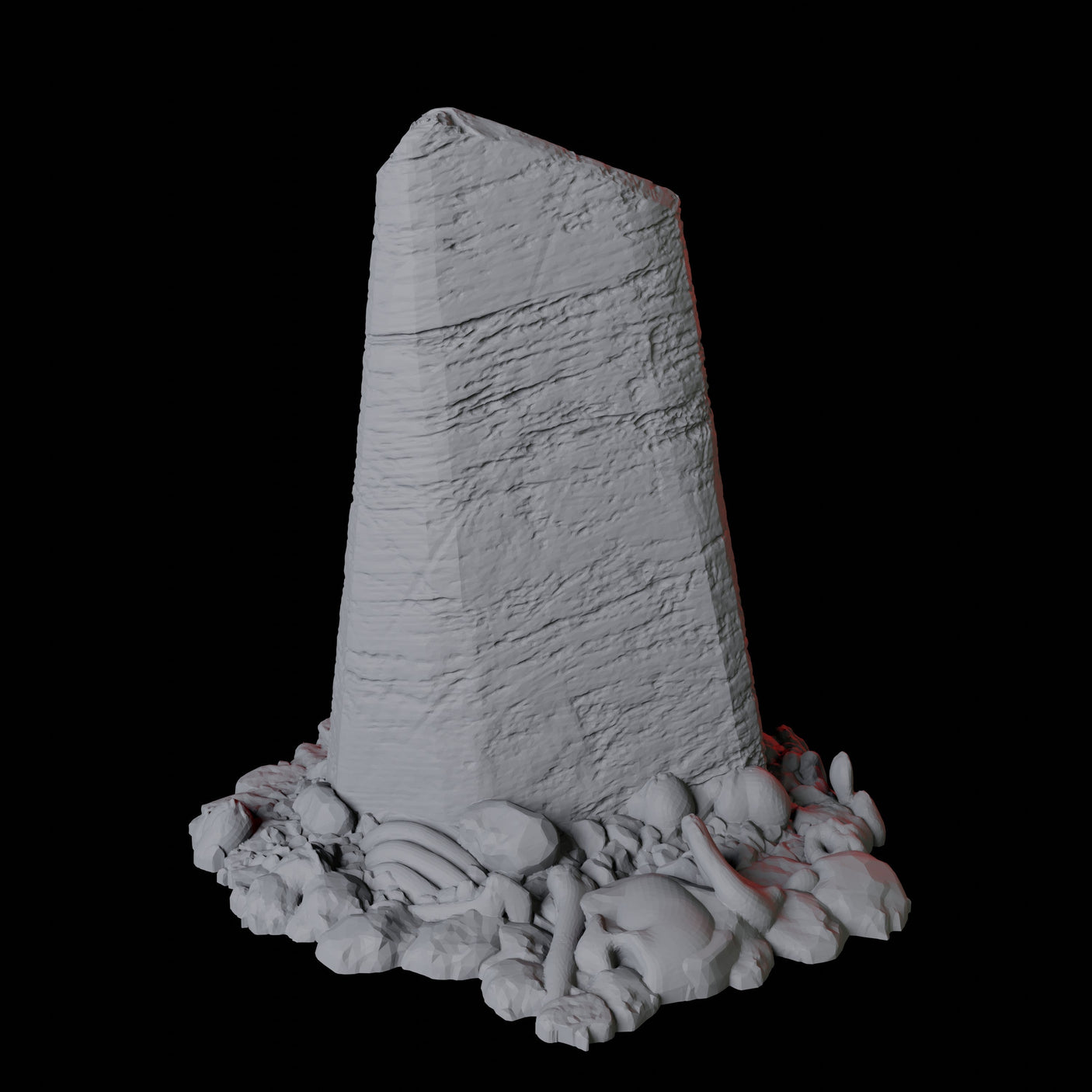 Nine Gravestones Miniature for Dungeons and Dragons, Pathfinder or other TTRPGs