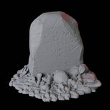 Nine Gravestones Miniature for Dungeons and Dragons, Pathfinder or other TTRPGs
