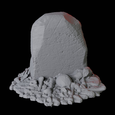 Nine Gravestones Miniature for Dungeons and Dragons, Pathfinder or other TTRPGs